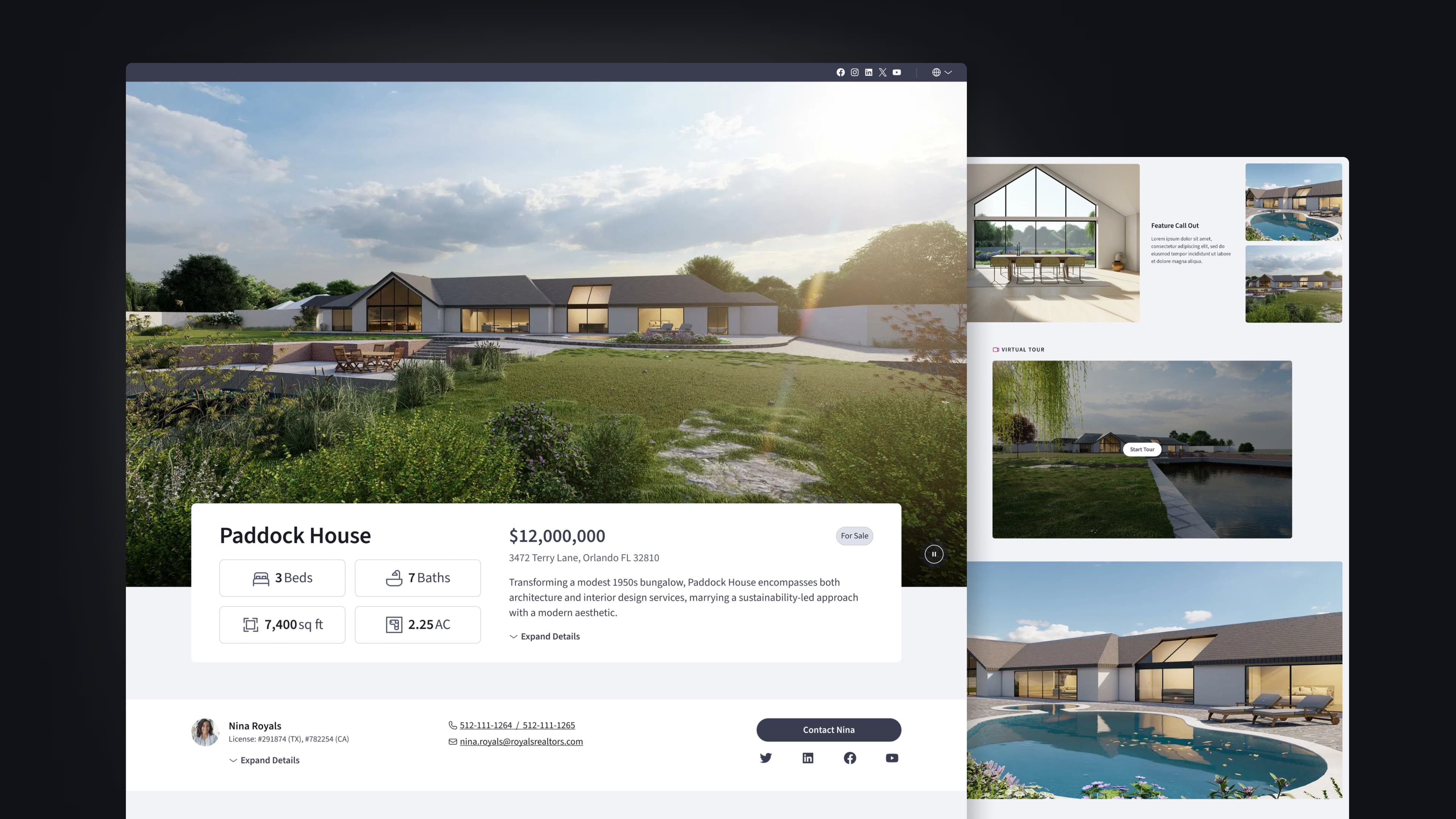 Premium Property Landing Pages